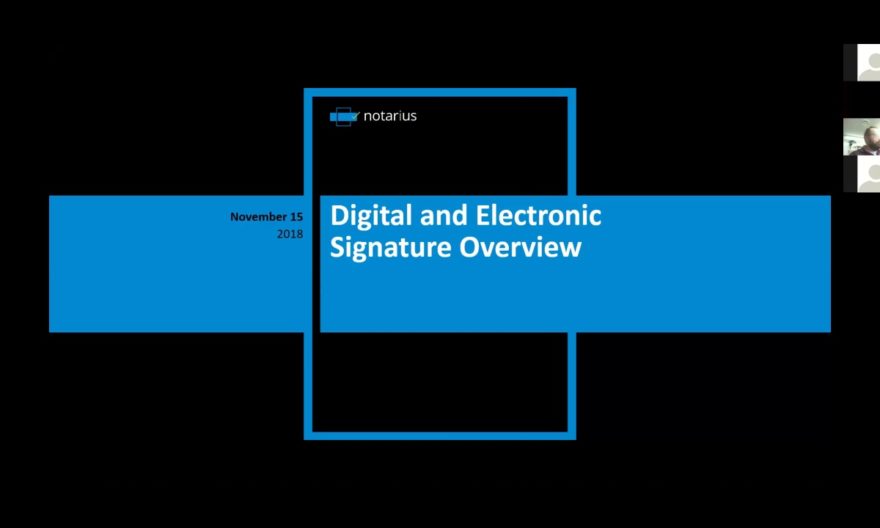 Overview of Digital Signatures
